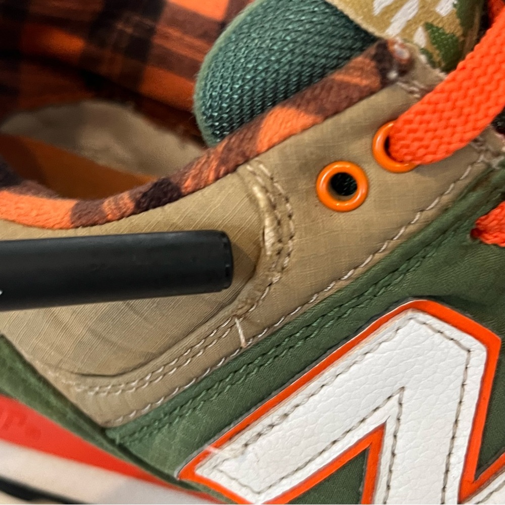 New Balance Green and Orange Athletic Shoes - Picture 13 of 13